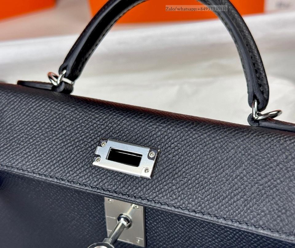 Hermès Kelly mini noir Epsom PHW -duoc-ban-tai-Hvip Bags and Accessories