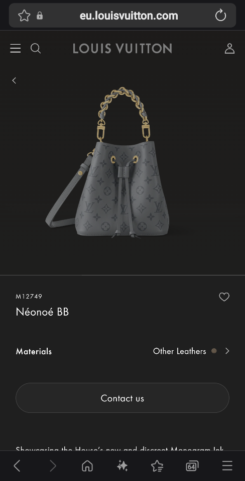 Louis Vuitton M12749
Néonoé BB 20 x 20 x 13cm -duoc-ban-tai-Hvip Bags and Accessories