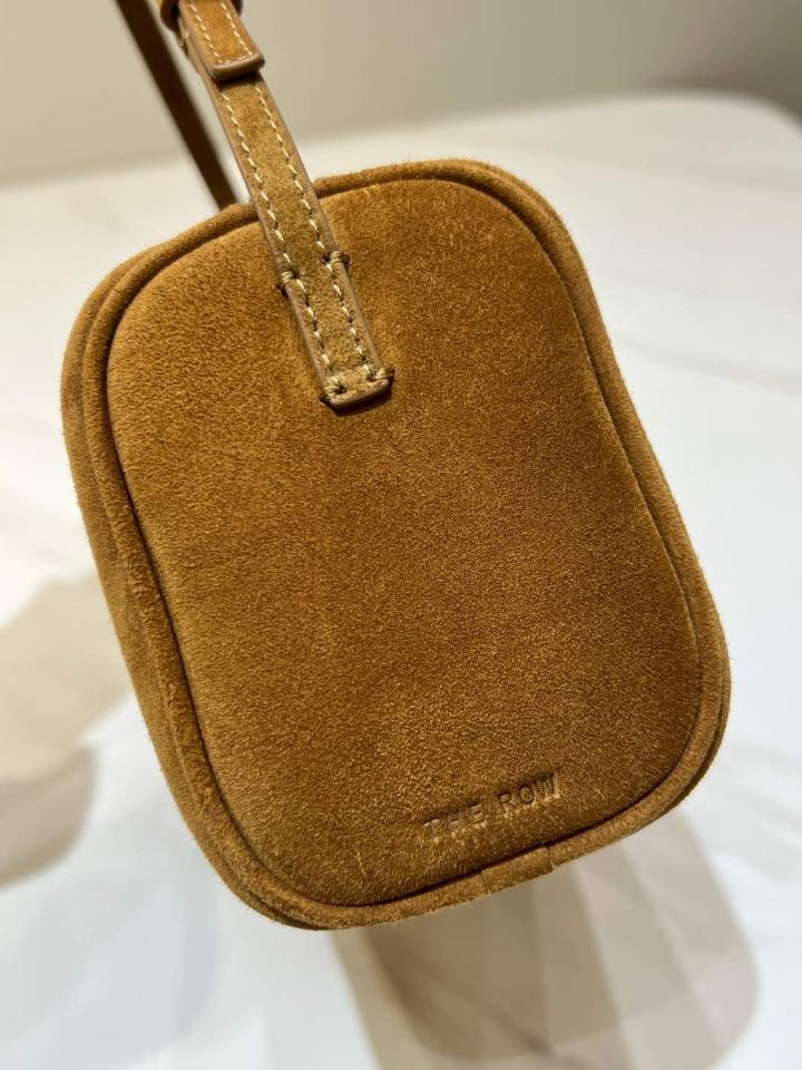 The Row 90's Bag in Nubuck beige 19.5x10x8cm-duoc-ban-tai-Hvip Bags and Accessories