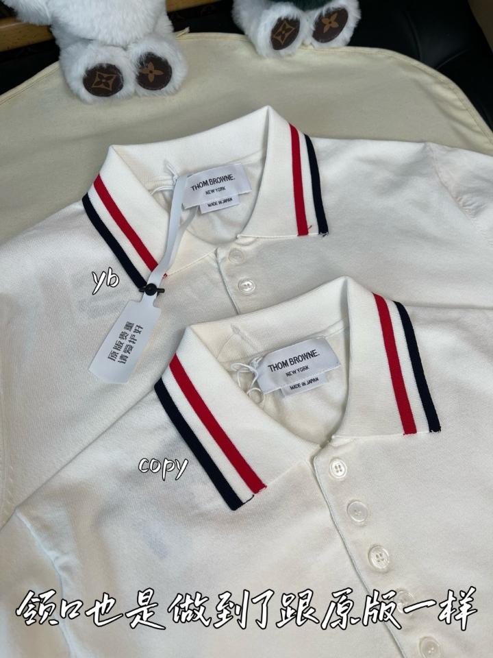 Thom Browne STRETCH VISCOSE TENNIS POLO white-duoc-ban-tai-Hvip Shoes and Clothes