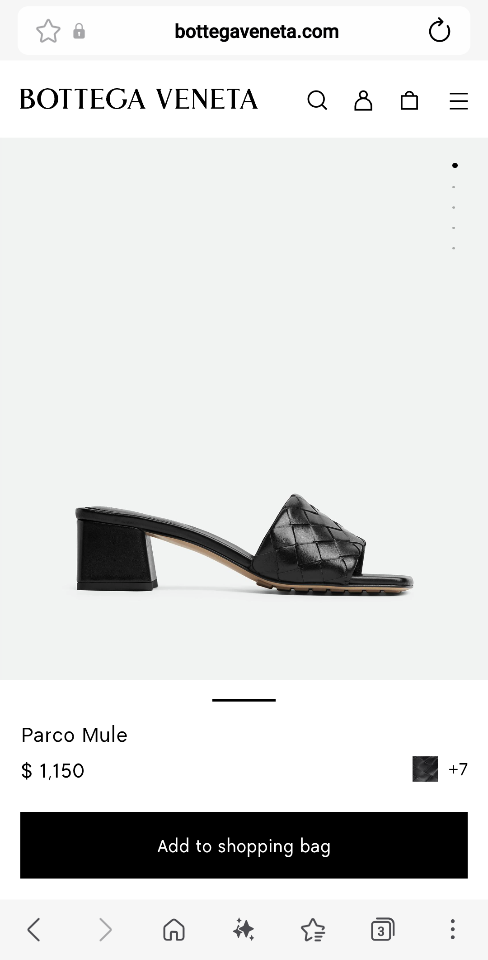 Bottega Veneta Parco Mule black -duoc-ban-tai-Hvip Shoes and Clothes