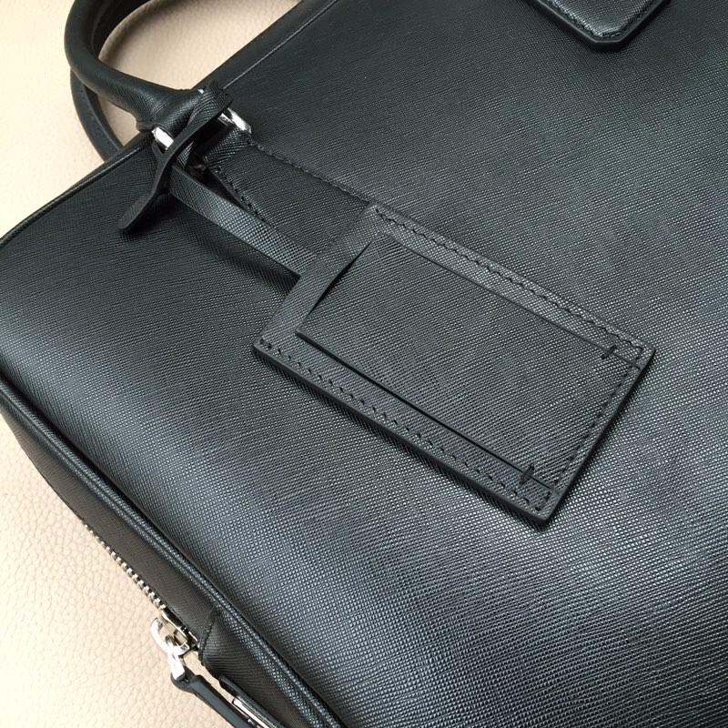 Prada Saffiano Leather briefs bag 0305 38 x28cm -duoc-ban-tai-Hvip Bags and Accessories