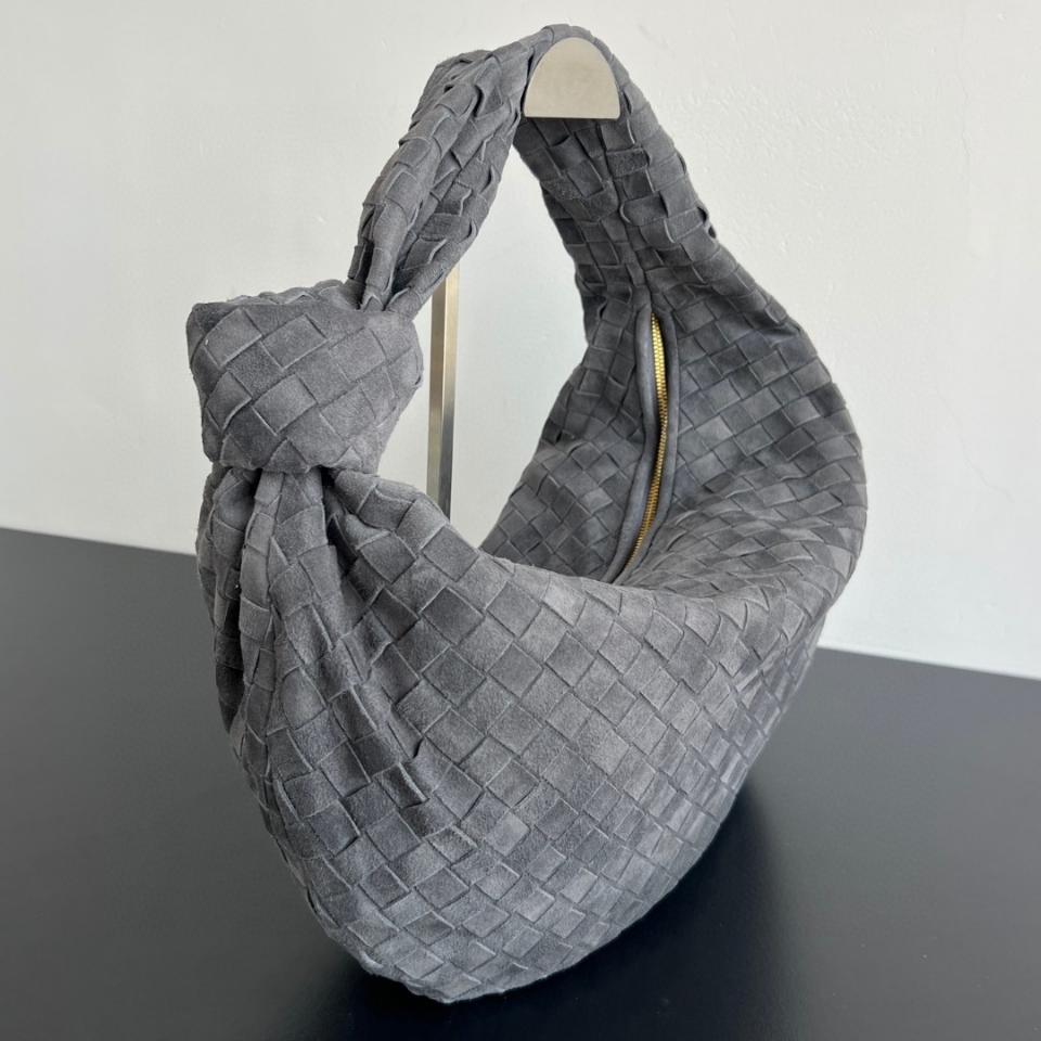 Bottega Veneta Jodie Cloudy indigo suede 600261 48x40x16cm-duoc-ban-tai-Hvip Bags and Accessories