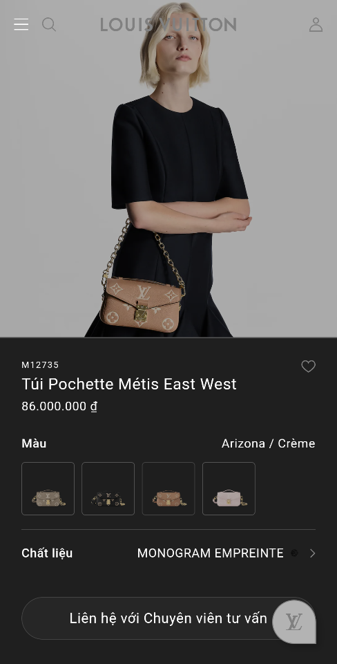Louis Vuitton M12735
Túi Pochette Métis East West21.5*13.5*6CM L1-duoc-ban-tai-Hvip Bags and Accessories