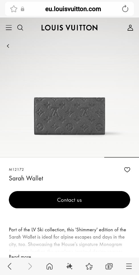 Louis Vuitton M12172
Sarah Wallet-duoc-ban-tai-Hvip Bags and Accessories