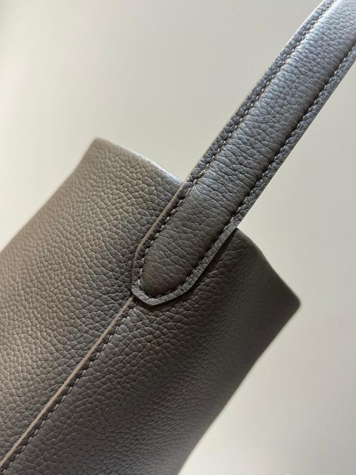 The Row Small N/S Park Tote Bag in Leather  dark Olive 24X22X11cm-duoc-ban-tai-Hvip Bags and Accessories