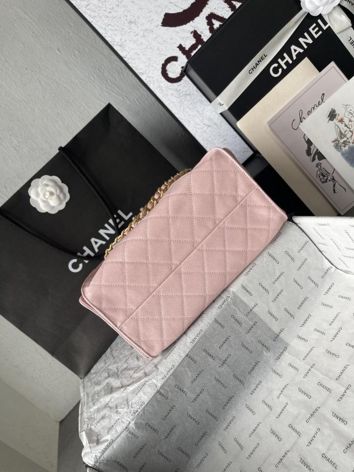CHANEL 25 Small Handbag grained Calfskin & gold-tone tone Metal,pink AS5293 30-26-14cm-duoc-ban-tai-Hvip Bags and Accessories