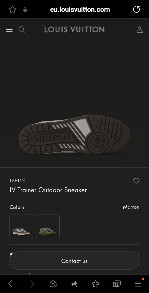 Louis Vuitton 1AHTFN
LV Trainer Outdoor Sneaker Marron(N1) -duoc-ban-tai-Hvip Shoes and Clothes