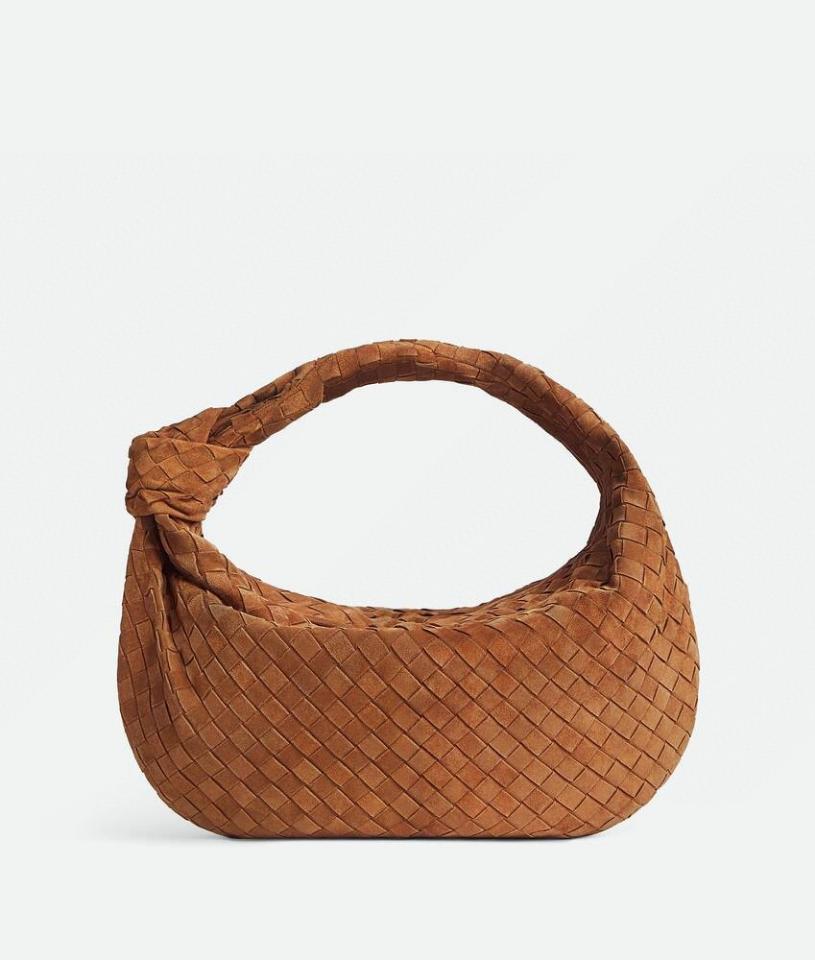Bottega Veneta Jodie beige suede 600261 48x40x16cm-duoc-ban-tai-Hvip Bags and Accessories