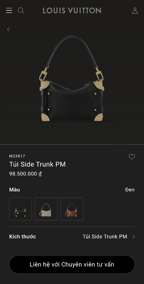 Louis Vuitton M23817
Túi Side Trunk PM 15*12.5*8CM L1-duoc-ban-tai-Hvip Bags and Accessories