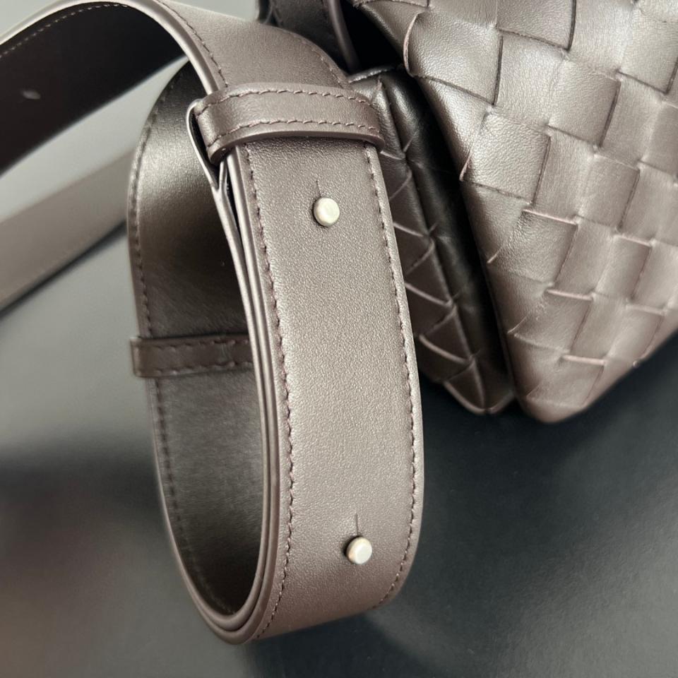 Bottega Veneta Intrecciato Mini Bag With Flap Fondant 857931 20x12x6.5cm-duoc-ban-tai-Hvip Bags and Accessories