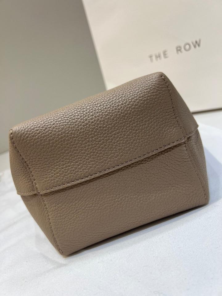 The Row Small N/S Park Tote Bag in Leather dark Taupe 24X22X11cm -duoc-ban-tai-Hvip Bags and Accessories