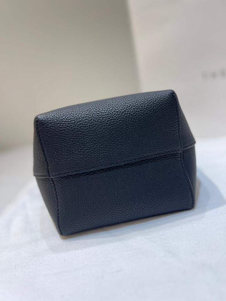 The Row Small N/S Park Tote Bag in Leather  black 24X22X11cm -duoc-ban-tai-Hvip Bags and Accessories