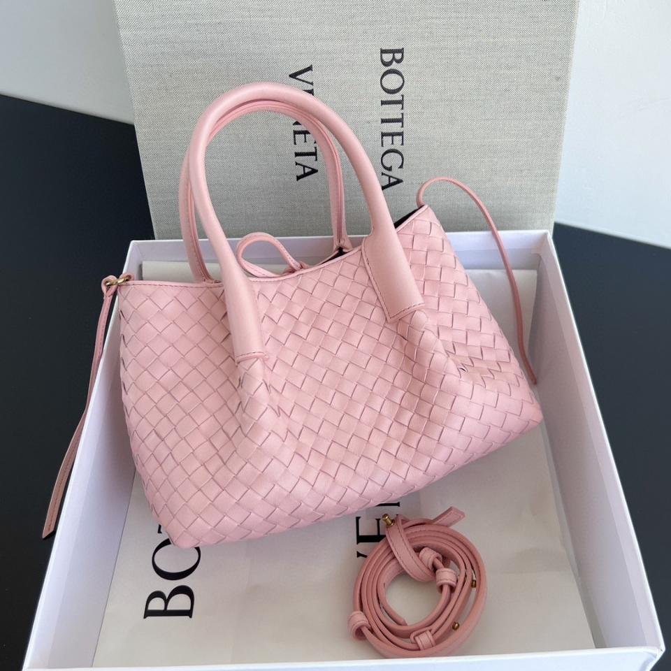 Bottega Veneta  Small Pinacoteca Rose/barolo  819004 15*24*12cm-duoc-ban-tai-Hvip Bags and Accessories