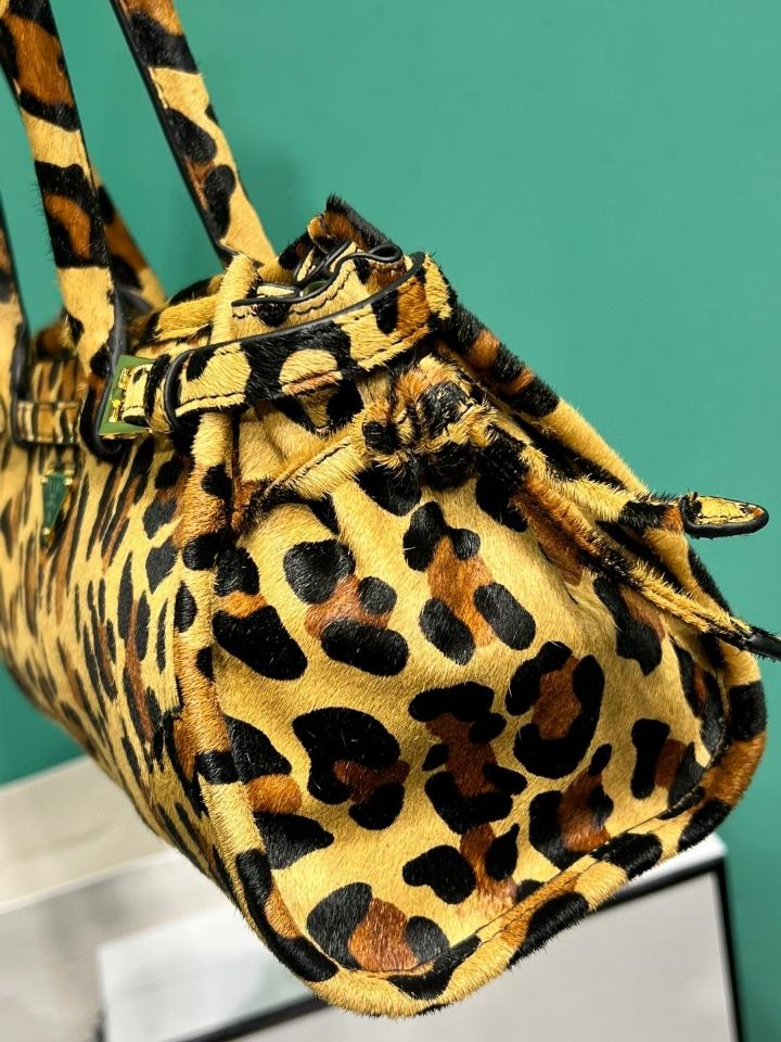 Prada Bonnie medium printed leather handbag1BA426 32x15.5x12cm-duoc-ban-tai-Hvip Bags and Accessories