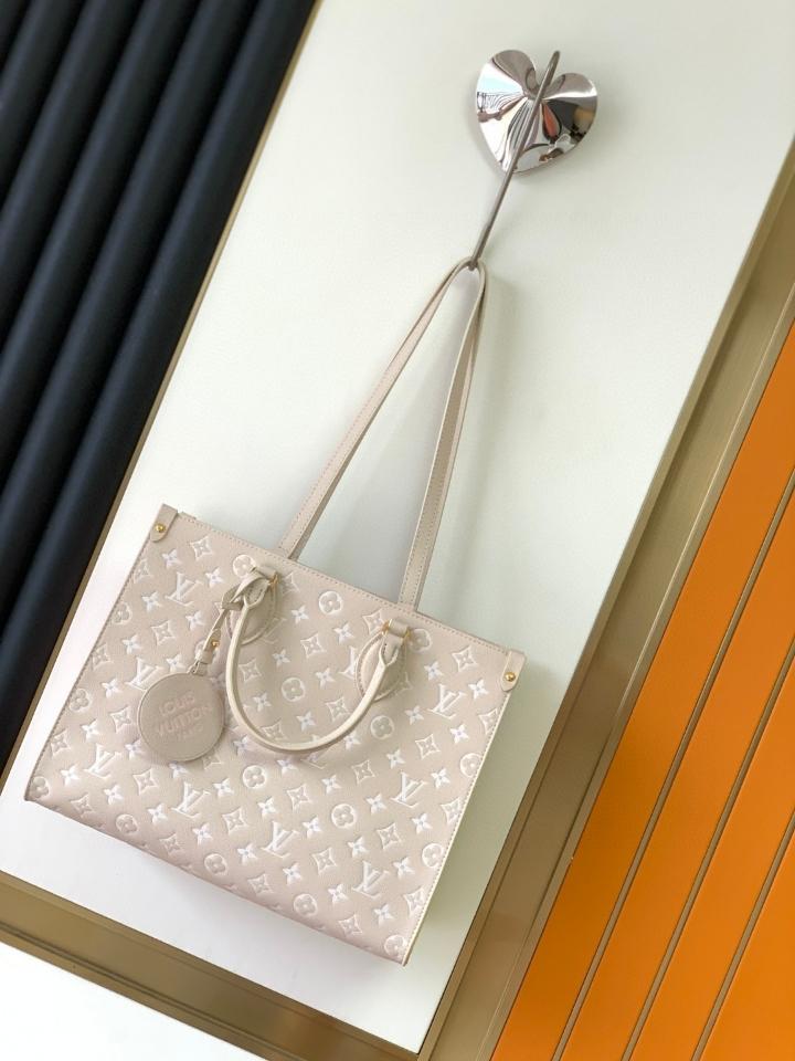 Louis Vuitton M46128 on the go MM 35 x 27 x 14cm-duoc-ban-tai-Hvip Bags and Accessories