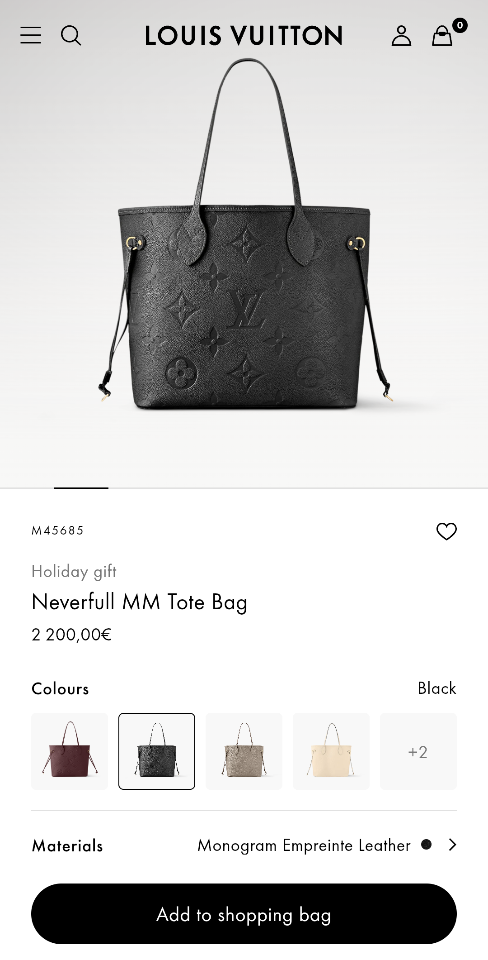 Louis Vuitton M45685 Neverfull MM Tote Bag 31 x 28 x 14cm-duoc-ban-tai-Hvip Bags and Accessories