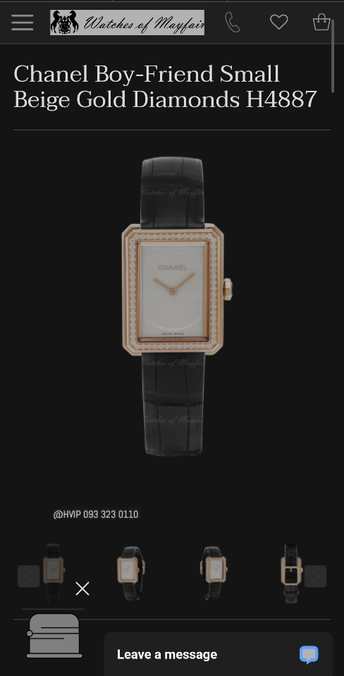 Chanel Boy-Friend H4887 Guilloché Watch 27.9 x 21.5mm-duoc-ban-tai-Hvip Bags and Accessories