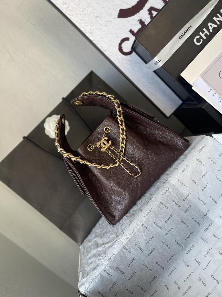 CHANEL 25 Small Handbag grained Calfskin & gold-tone tone Metal,dark burgundy AS5293 30-26-14cm-duoc-ban-tai-Hvip Bags and Accessories
