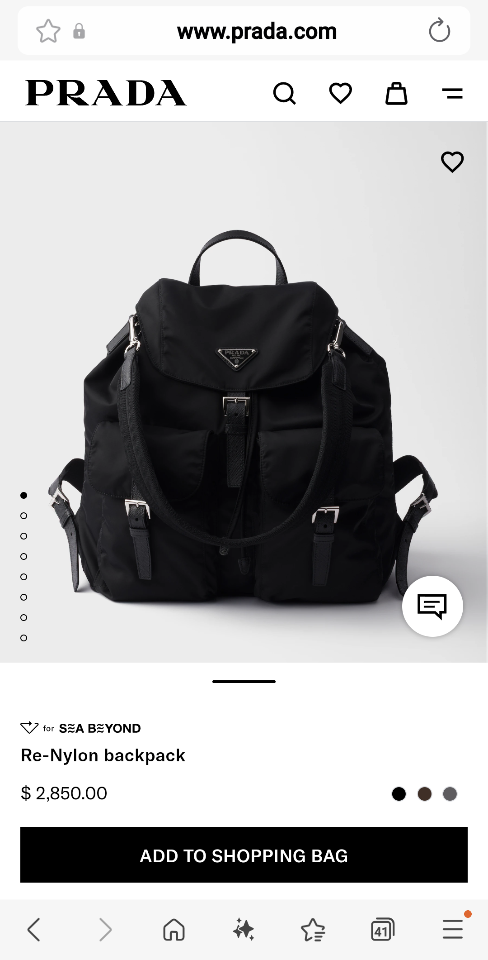 Prada Re-Nylon backpack black 2VZ110 34x39x15cm-duoc-ban-tai-Hvip Bags and Accessories