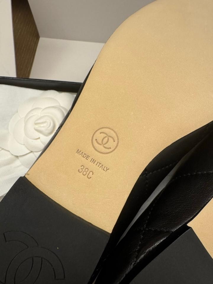 Chanel Ballet flats Lambskin Black and white G47163 -duoc-ban-tai-Hvip Shoes and Clothes