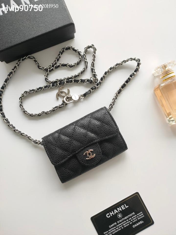 Chanel Pochette Wallet/Coin Case  Caviar Skin A8937.-duoc-ban-tai-Hvip Bags and Accessories