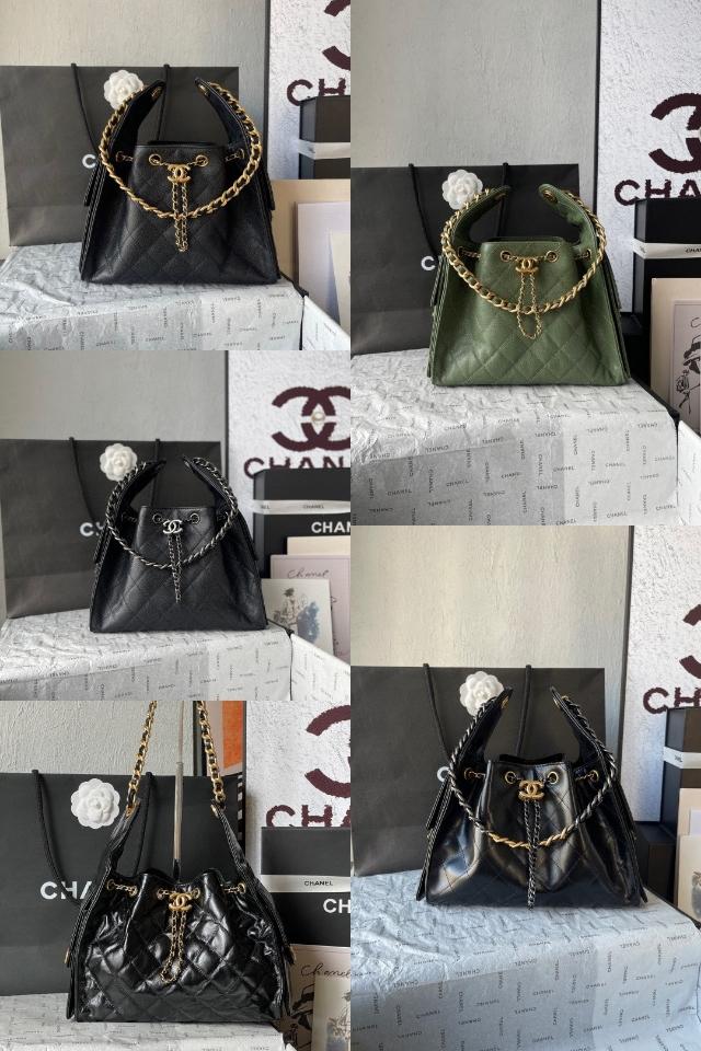 CHANEL 25 Small Handbag grained Calfskin & gold-tone tone Metal,black AS5293 30-26-14cm-duoc-ban-tai-Hvip Bags and Accessories