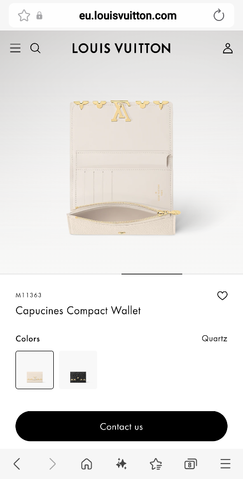 Louis Vuitton M11363
Capucines Compact Wallet.-duoc-ban-tai-Hvip Bags and Accessories