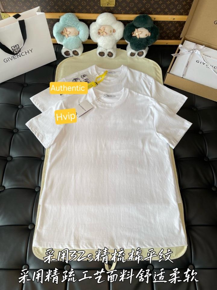 Givenchy T-shirt in cotton with GIVENCHY Stamp print white BM71NK3YRJ100-duoc-ban-tai-Hvip Shoes and Clothes