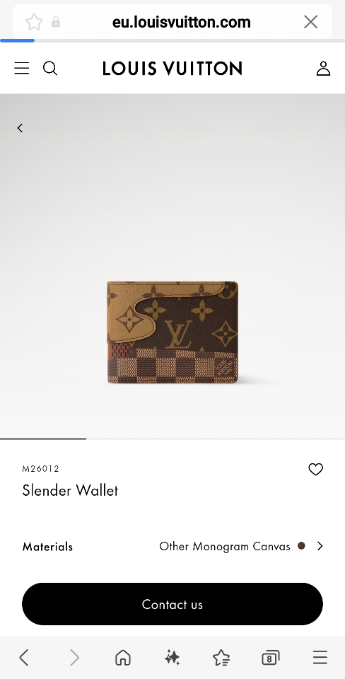 Louis Vuitton M26012
Slender Wallet-duoc-ban-tai-Hvip Bags and Accessories