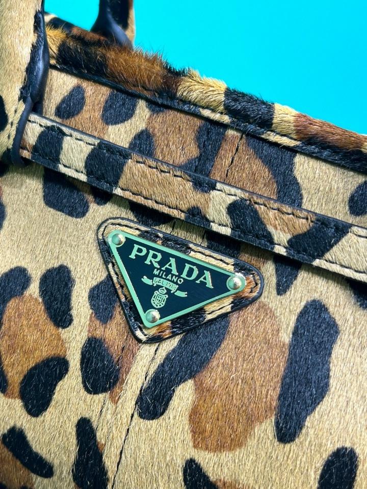 Prada Bonnie medium printed leather handbag1BA426 32x15.5x12cm-duoc-ban-tai-Hvip Bags and Accessories