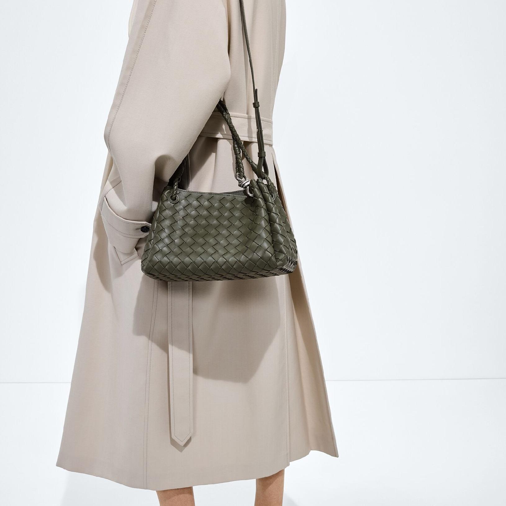 Bottega Veneta medium Parachute Pickle 835921 29.5X18.5X17.5cm-duoc-ban-tai-Hvip Bags and Accessories