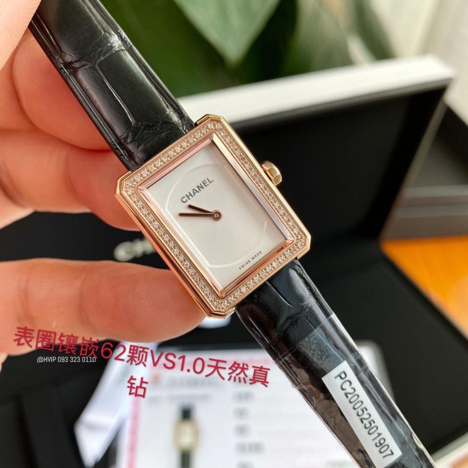 Chanel Boy-Friend H4887 Guilloché Watch 27.9 x 21.5mm-duoc-ban-tai-Hvip Bags and Accessories