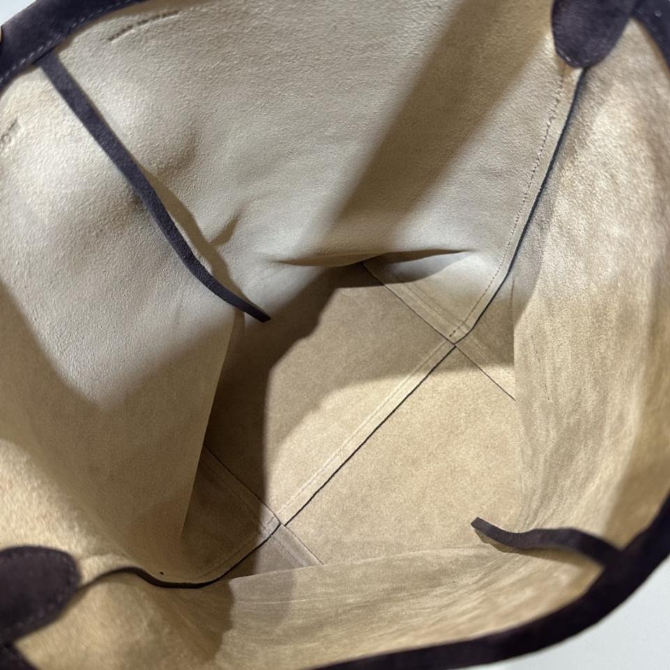 THE ROW
Medium N/S Park suede tote bag mocha 30X28X15.5cm-duoc-ban-tai-Hvip Bags and Accessories