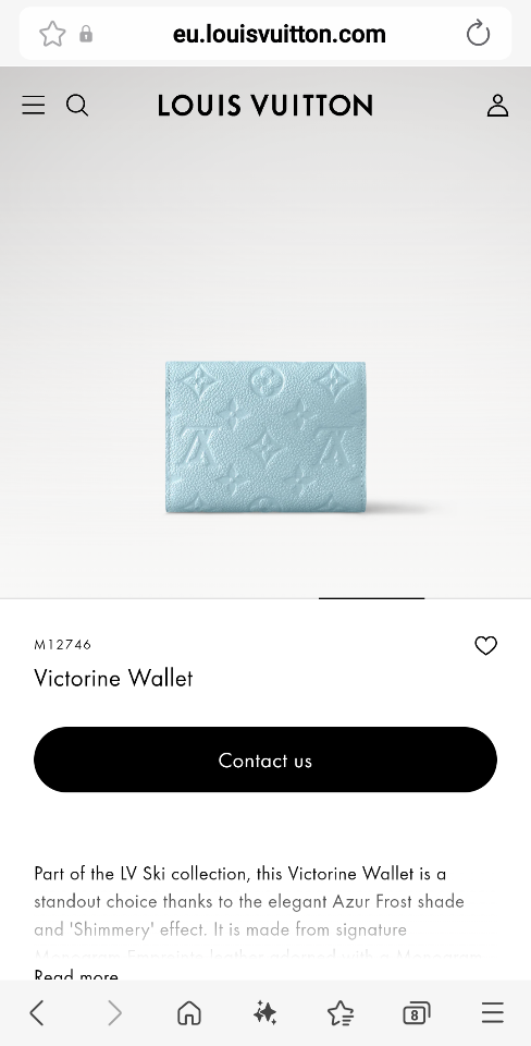 Louis Vuitton M12746
Victorine Wallet blue-duoc-ban-tai-Hvip Bags and Accessories
