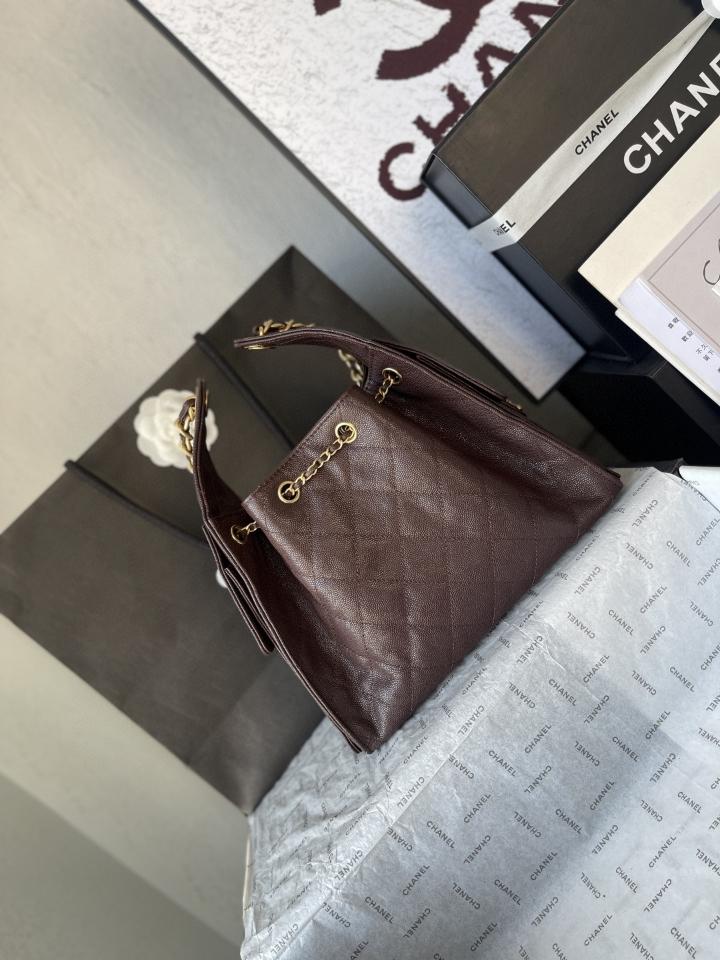 CHANEL 25 Small Handbag grained Calfskin & gold-tone tone Metal,dark burgundy AS5293 30-26-14cm-duoc-ban-tai-Hvip Bags and Accessories