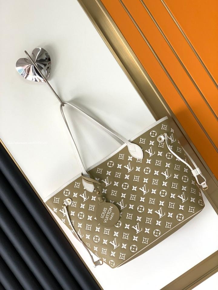 Louis Vuitton M46102 Neverfull MM Tote Monogram Empreinte 31 x 28 x 14cm-duoc-ban-tai-Hvip Bags and Accessories