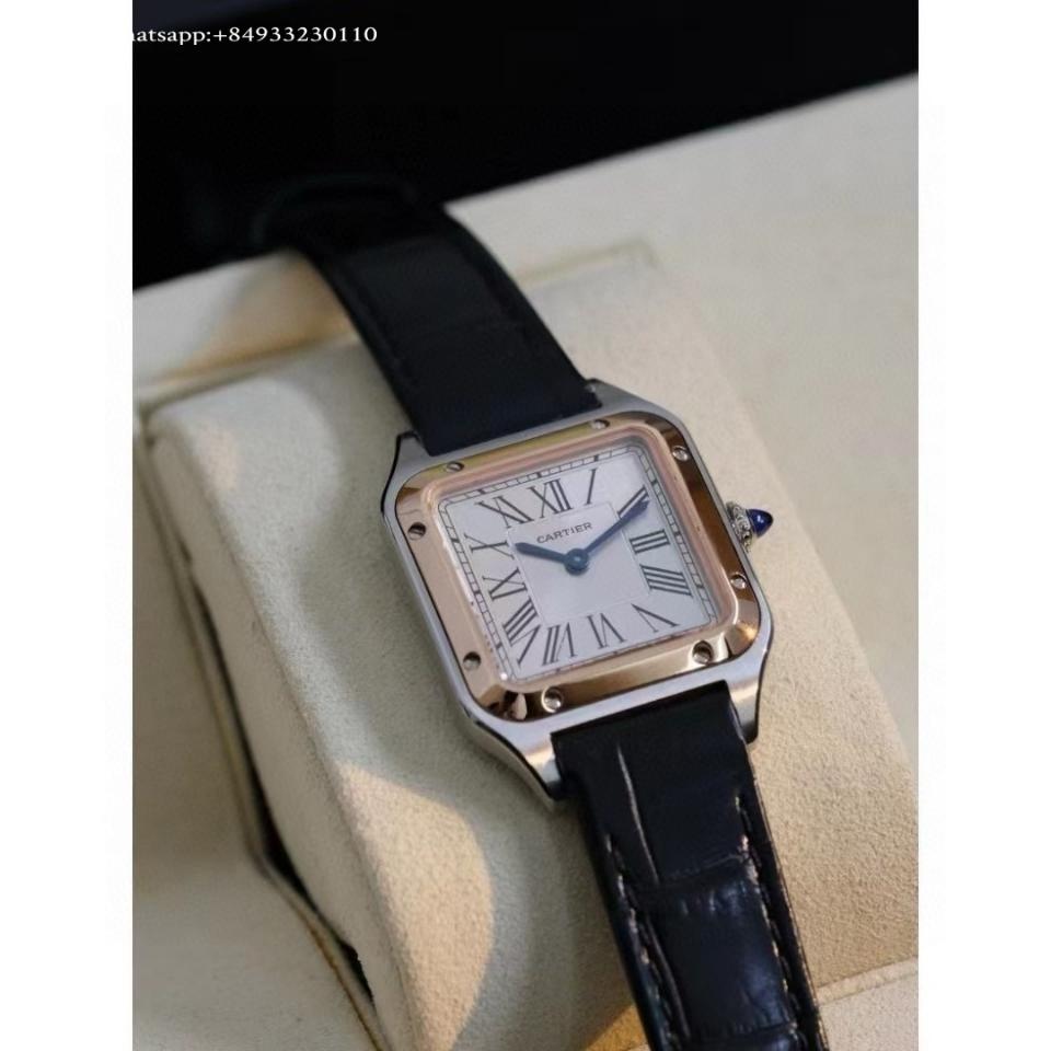 Cartier Santos-Dumont watch W2SA0012 28x38mm-duoc-ban-tai-Hvip Bags and Accessories
