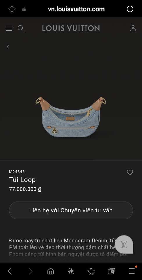 Louis Vuitton M24846
Túi Loop 29*24*12CM L1-duoc-ban-tai-Hvip Bags and Accessories