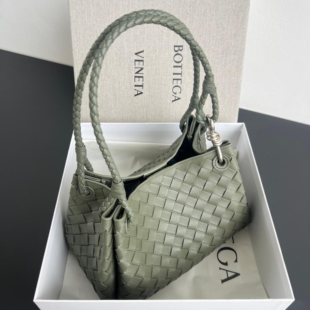 Bottega Veneta medium Parachute Pickle 835921 29.5X18.5X17.5cm-duoc-ban-tai-Hvip Bags and Accessories