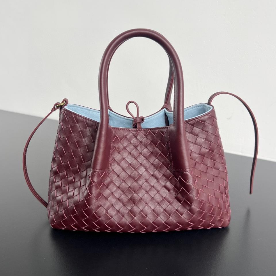 Bottega Veneta  Small Pinacoteca burgundy  819004 15*24*12cm-duoc-ban-tai-Hvip Bags and Accessories