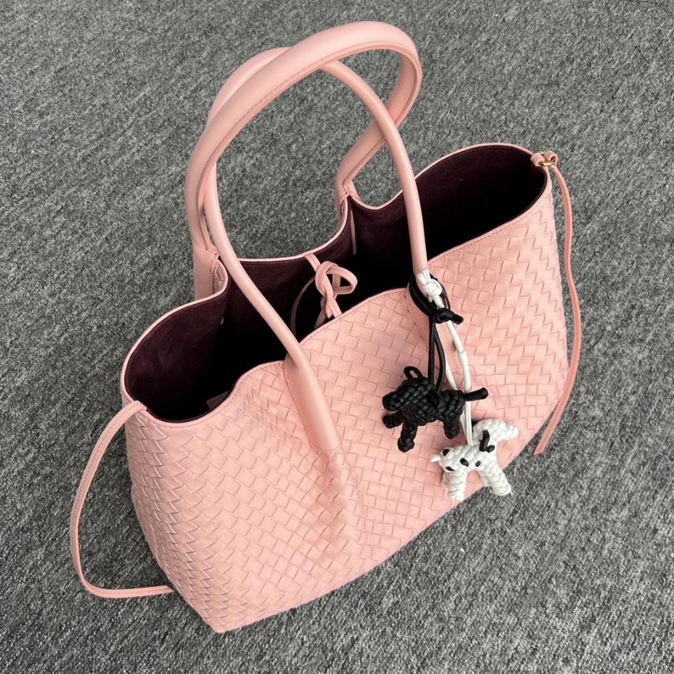 Bottega Veneta Large Pinacoteca pink 817166 23*43*14.5cm-duoc-ban-tai-Hvip Bags and Accessories