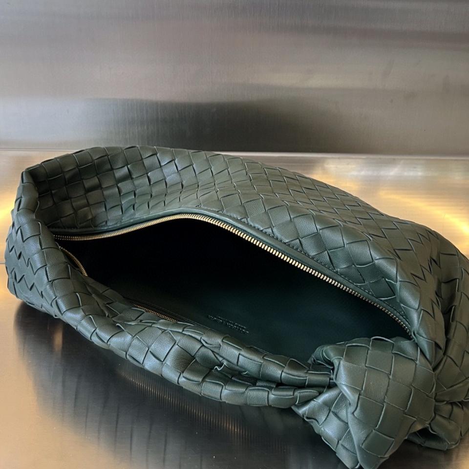 Bottega Veneta Jodie dark green 600261 48x40x16cm-duoc-ban-tai-Hvip Bags and Accessories