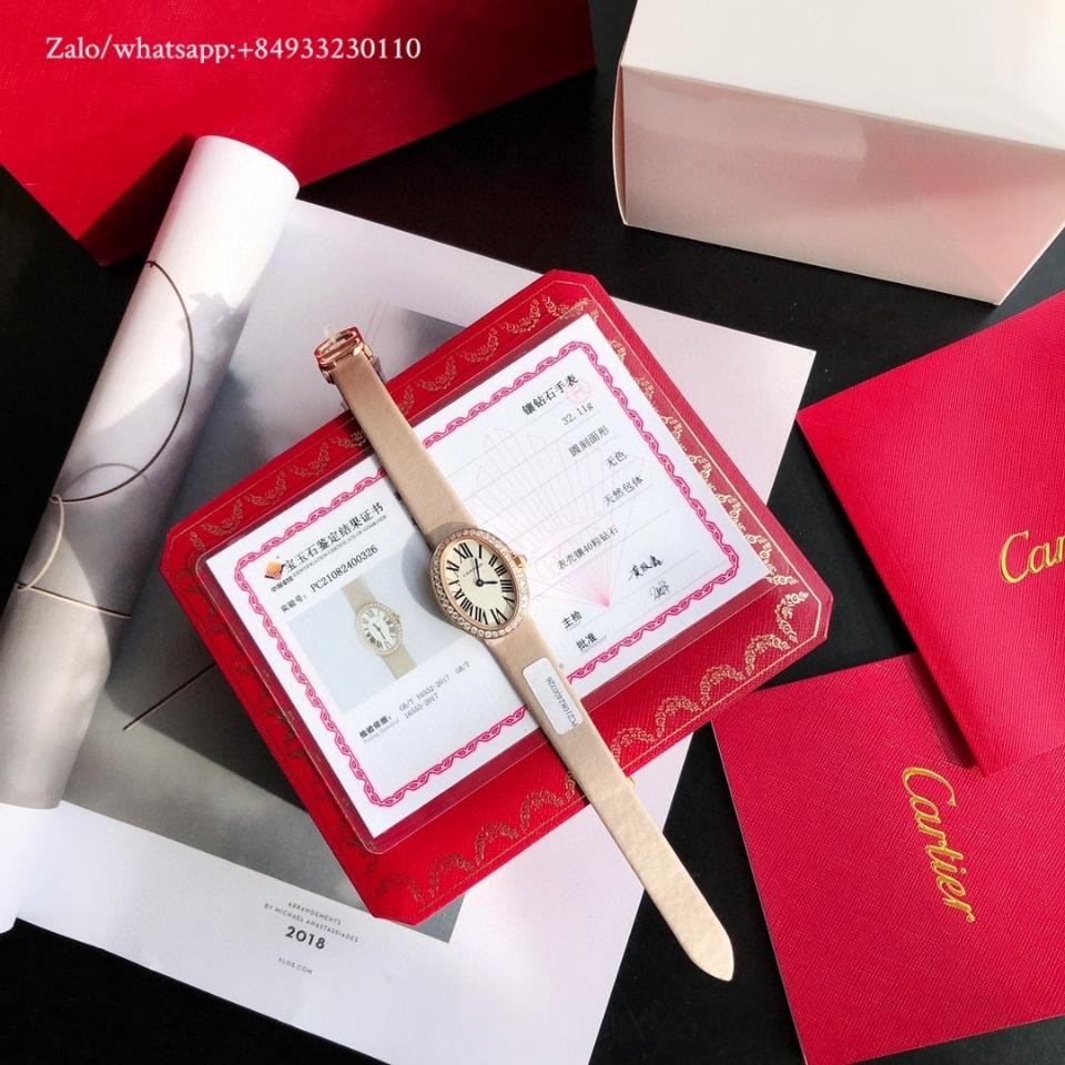 Cartier
BAIGNOIRE WATCH, SMALL MODEL - WB520004 Real diamonds -duoc-ban-tai-Hvip Bags and Accessories
