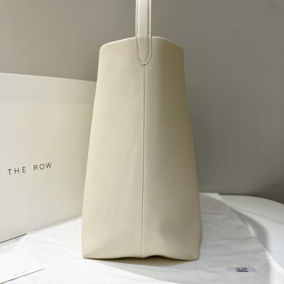 The Row Large N/S Park Tote in Leather ivory  44X38X21cm -25cm-duoc-ban-tai-Hvip Bags and Accessories