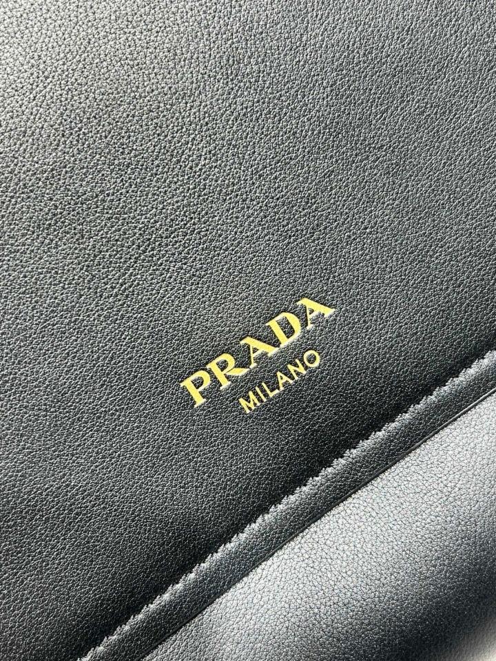 Prada leather shoulder bag black 2VD068 30x27.5x15cm-duoc-ban-tai-Hvip Bags and Accessories