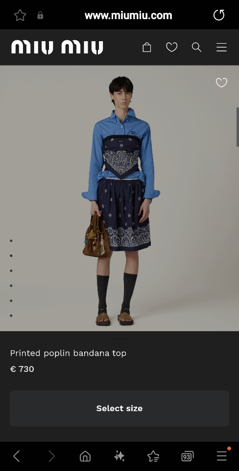 Printed poplin bandana top MT2008-duoc-ban-tai-Hvip Shoes and Clothes