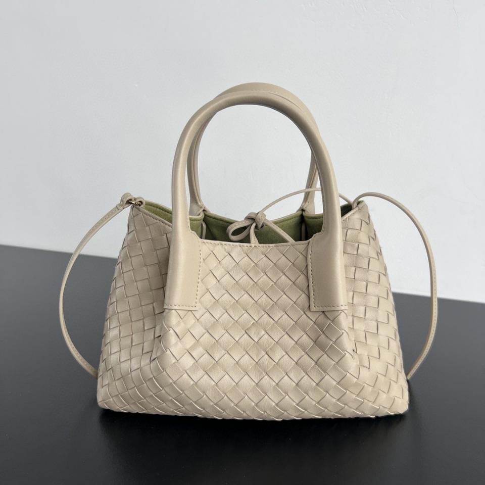 Bottega Veneta  Small Pinacoteca sea salt/green  819004 15*24*12cm-duoc-ban-tai-Hvip Bags and Accessories