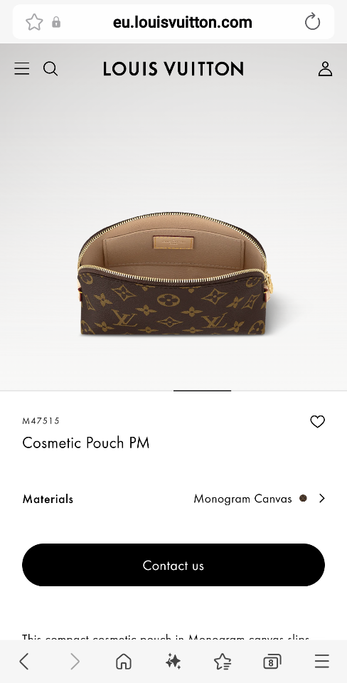 Louis Vuitton M47515
Cosmetic Pouch PM-duoc-ban-tai-Hvip Bags and Accessories