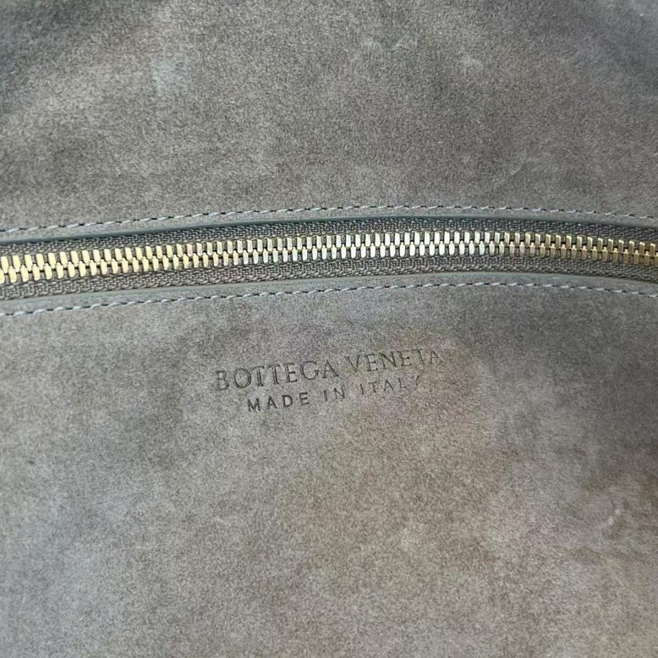 Bottega Veneta Jodie grey suede 600261 48x40x16cm-duoc-ban-tai-Hvip Bags and Accessories